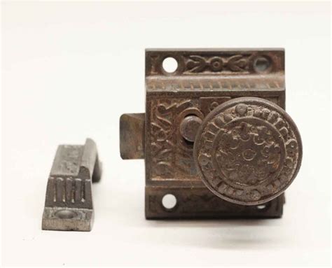 vintage lymetco steel cabinet locks|antique cast iron cabinet lock.